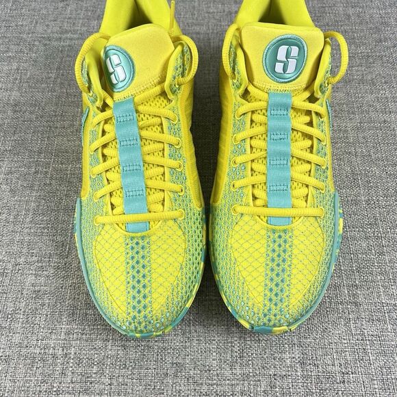 Nike Sabrina 1 By You Yellow Teal New Sneakers FJ4036-900 Mens 9.5 / WMNS 11 - Picture 5 of 11